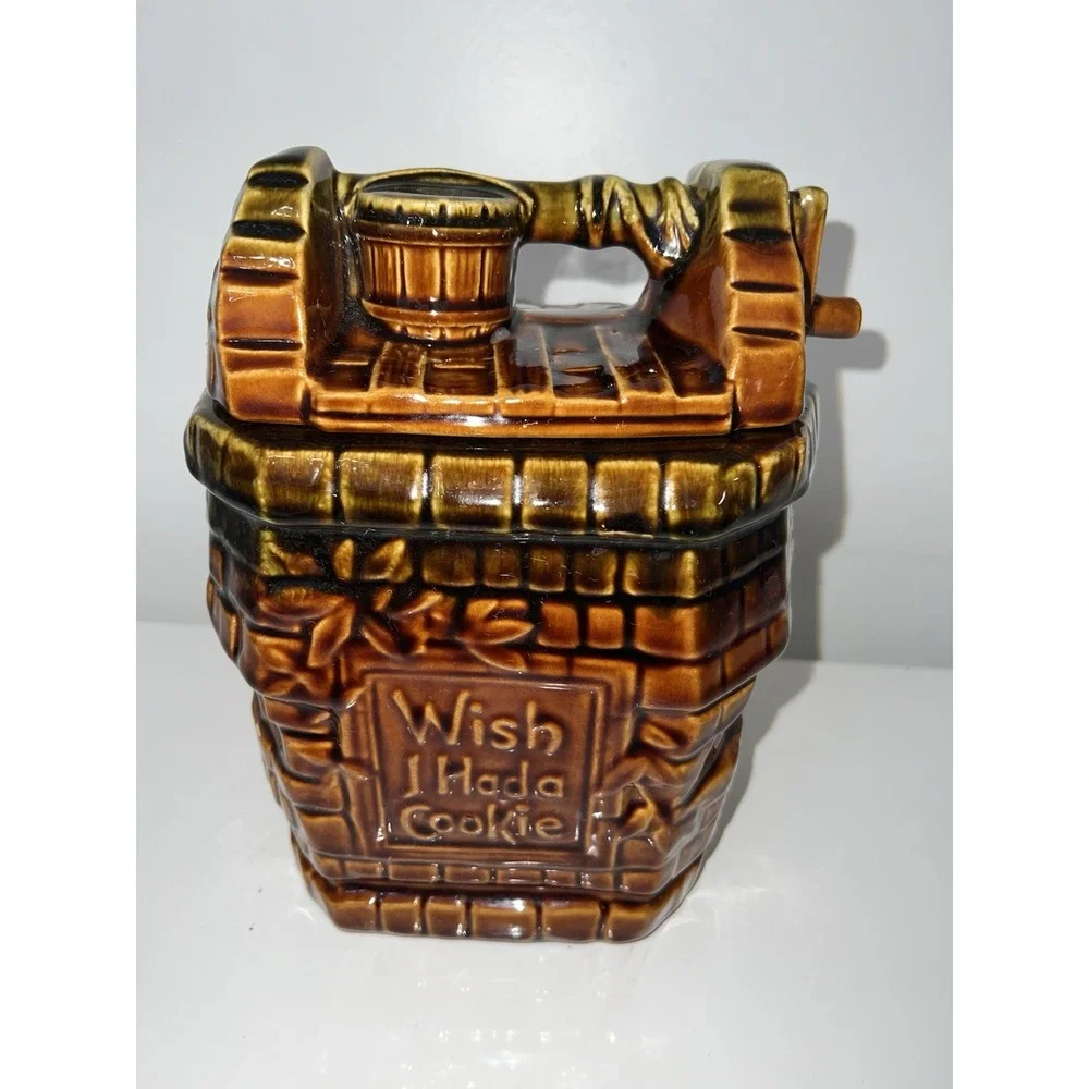 McCoy Pottery Wishing Well Cookie Jar 